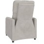 Light Gray Microfiber Fabric Recliner by vidaXL, Armchairs - Ref: Foro24-347970, Price: 179,44 €, Discount: %