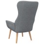 Sillón de relax de tela gris claro de vidaXL, Sillones - Ref: Foro24-341394, Precio: 112,42 €, Descuento: %