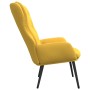 Mustard Yellow Velvet Relaxation Chair by vidaXL, Armchairs - Ref: Foro24-341236, Price: 113,79 €, Discount: %