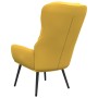 Mustard Yellow Velvet Relaxation Chair by vidaXL, Armchairs - Ref: Foro24-341236, Price: 113,79 €, Discount: %