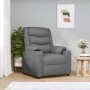 Gray Faux Leather Recliner by vidaXL, Armchairs - Ref: Foro24-348045, Price: 221,99 €, Discount: %