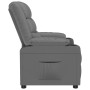 Gray Faux Leather Recliner by vidaXL, Armchairs - Ref: Foro24-348045, Price: 221,99 €, Discount: %