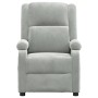 Sillón reclinable de terciopelo gris claro de vidaXL, Sillones - Ref: Foro24-342399, Precio: 177,51 €, Descuento: %