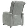 Sillón reclinable de terciopelo gris claro de vidaXL, Sillones - Ref: Foro24-342399, Precio: 177,51 €, Descuento: %