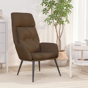 Brown Faux Suede Leather Relaxation Armchair by vidaXL, Armchairs - Ref: Foro24-341279, Price: 111,32 €, Discount: %