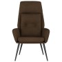 Brown Faux Suede Leather Relaxation Armchair by vidaXL, Armchairs - Ref: Foro24-341279, Price: 111,99 €, Discount: %