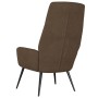 Sillón de relax de piel de ante sintética marrón de vidaXL, Sillones - Ref: Foro24-341279, Precio: 111,32 €, Descuento: %