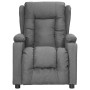 Sillón reclinable de tela gris claro de vidaXL, Sillones - Ref: Foro24-339048, Precio: 260,77 €, Descuento: %