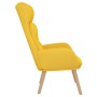 Mustard yellow fabric recliner chair by vidaXL, Armchairs - Ref: Foro24-341297, Price: 115,08 €, Discount: %