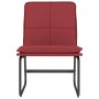 Sillón de cuero sintético rojo tinto 54x75x76 cm de vidaXL, Sillones - Ref: Foro24-351334, Precio: 64,93 €, Descuento: %