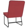 Sillón de cuero sintético rojo tinto 54x75x76 cm de vidaXL, Sillones - Ref: Foro24-351334, Precio: 64,93 €, Descuento: %