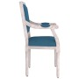 Sillón de terciopelo azul 54x59x99 cm de vidaXL, Sillones - Ref: Foro24-344489, Precio: 131,78 €, Descuento: %