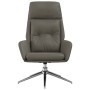 Grauer Relaxsessel aus echtem Leder von vidaXL, Sessel - Ref: Foro24-341287, Preis: 196,99 €, Rabatt: %