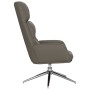 Sillón de relax de cuero auténtico gris de vidaXL, Sillones - Ref: Foro24-341287, Precio: 196,75 €, Descuento: %