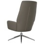 Sillón de relax de cuero auténtico gris de vidaXL, Sillones - Ref: Foro24-341287, Precio: 196,75 €, Descuento: %