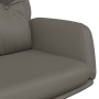 Grauer Relaxsessel aus echtem Leder von vidaXL, Sessel - Ref: Foro24-341287, Preis: 196,99 €, Rabatt: %