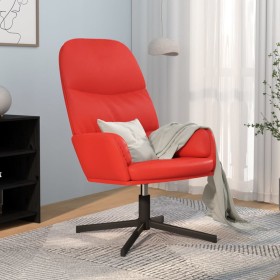 Sillón de relax de cuero sintético rojo de vidaXL, Sillones - Ref: Foro24-341058, Precio: 86,99 €, Descuento: %