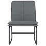 Sillón de cuero sintético gris 54x75x76 cm de vidaXL, Sillones - Ref: Foro24-351333, Precio: 64,28 €, Descuento: %