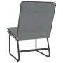 Sillón de cuero sintético gris 54x75x76 cm de vidaXL, Sillones - Ref: Foro24-351333, Precio: 64,28 €, Descuento: %