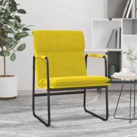 Sillón de relax tela amarillo claro 55x64x80 cm de vidaXL, Sillones - Ref: Foro24-351350, Precio: 69,99 €, Descuento: %