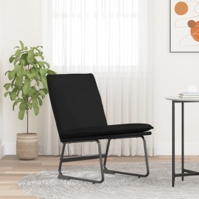 Sillón de relax tela negro 52x75x76 cm de vidaXL, Sillones - Ref: Foro24-351314, Precio: 59,33 €, Descuento: %