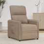 Sillón reclinable de tela de microfibra gris taupé de vidaXL, Sillones - Ref: Foro24-347969, Precio: 203,99 €, Descuento: %