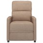 Sillón reclinable de tela de microfibra gris taupé de vidaXL, Sillones - Ref: Foro24-347969, Precio: 203,99 €, Descuento: %