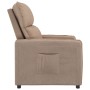 Sillón reclinable de tela de microfibra gris taupé de vidaXL, Sillones - Ref: Foro24-347969, Precio: 203,99 €, Descuento: %