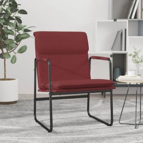 Sillón de relax cuero sintético rojo tinto 55x64x80 cm de vidaXL, Sillones - Ref: Foro24-351364, Precio: 67,63 €, Descuento: %