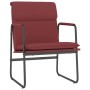 Sillón de relax cuero sintético rojo tinto 55x64x80 cm de vidaXL, Sillones - Ref: Foro24-351364, Precio: 67,99 €, Descuento: %