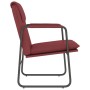 Sillón de relax cuero sintético rojo tinto 55x64x80 cm de vidaXL, Sillones - Ref: Foro24-351364, Precio: 67,99 €, Descuento: %