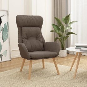 Sillón de relax de tela gris taupé de vidaXL, Sillones - Ref: Foro24-341299, Precio: 103,70 €, Descuento: %