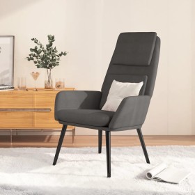 Sillón de relax de tela gris oscuro de vidaXL, Sillones - Ref: Foro24-341313, Precio: 110,99 €, Descuento: %