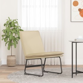 Sillón de relax tela color crema 52x75x76 cm de vidaXL, Sillones - Ref: Foro24-351318, Precio: 59,99 €, Descuento: %