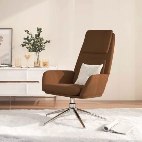 Sillón de relax de piel de ante sintético marrón de vidaXL, Sillones - Ref: Foro24-341323, Precio: 72,99 €, Descuento: %