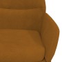 Brown Velvet Relaxation Chair by vidaXL, Armchairs - Ref: Foro24-341116, Price: 120,99 €, Discount: %