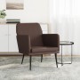 Brown synthetic leather armchair 61x78x80 cm by vidaXL, Armchairs - Ref: Foro24-351394, Price: 79,64 €, Discount: %