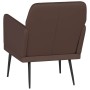 Sillón de cuero sintético marrón 61x78x80 cm de vidaXL, Sillones - Ref: Foro24-351394, Precio: 79,99 €, Descuento: %