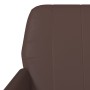 Sillón de cuero sintético marrón 61x78x80 cm de vidaXL, Sillones - Ref: Foro24-351394, Precio: 79,99 €, Descuento: %