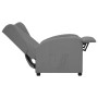 Sillón orejero reclinable de cuero sintético gris de vidaXL, Sillones - Ref: Foro24-342328, Precio: 171,99 €, Descuento: %