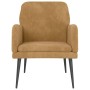 Sillón de terciopelo marrón 62x79x79 cm de vidaXL, Sillones - Ref: Foro24-351411, Precio: 97,62 €, Descuento: %