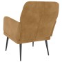 Sillón de terciopelo marrón 62x79x79 cm de vidaXL, Sillones - Ref: Foro24-351411, Precio: 97,62 €, Descuento: %