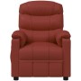 Red Faux Leather Recliner by vidaXL, Armchairs - Ref: Foro24-348060, Price: 242,04 €, Discount: %