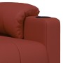 Red Faux Leather Recliner by vidaXL, Armchairs - Ref: Foro24-348060, Price: 242,04 €, Discount: %