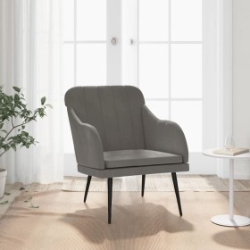 Dark gray velvet armchair 63x76x80 cm by vidaXL, Armchairs - Ref: Foro24-351455, Price: 89,99 €, Discount: %