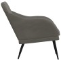 Dark gray velvet armchair 63x76x80 cm by vidaXL, Armchairs - Ref: Foro24-351455, Price: 101,64 €, Discount: %