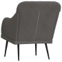 Dark gray velvet armchair 63x76x80 cm by vidaXL, Armchairs - Ref: Foro24-351455, Price: 101,64 €, Discount: %