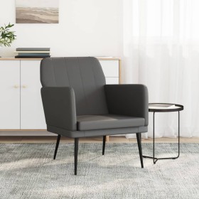 Gray synthetic leather armchair 61x78x80 cm by vidaXL, Armchairs - Ref: Foro24-351395, Price: 86,99 €, Discount: %