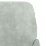 Sillón de terciopelo gris claro 62x79x79 cm de vidaXL, Sillones - Ref: Foro24-351404, Precio: 76,99 €, Descuento: %