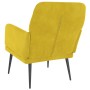 Sillón de terciopelo amarillo 62x79x79 cm de vidaXL, Sillones - Ref: Foro24-351410, Precio: 93,63 €, Descuento: %